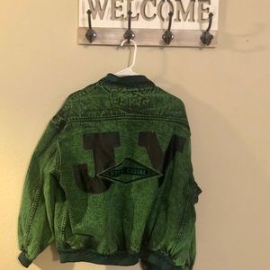 Retro vintage stone washed jacket!
